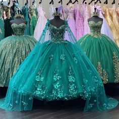 3D Flowers Quinceanera Dresses With Cloak Lace Sweet 15 16 Party Ball Gowns | eBay Aqua Blue Quinceanera Dresses, Princess Style Green Ball Gown For Sweet 16, Green Princess Tulle Quinceanera Dress, Princess Green Ball Gown For Quinceanera, Princess Style Green Ball Gown For Quinceanera, Princess Style Green Dress For Quinceanera, Green Ball Gown For Sweet 16 And Prom Season, Green Ball Gown For Sweet 16 And Prom, Green Tulle Ball Gown For Sweet 16