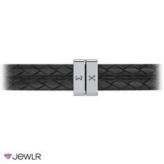 Celebrate brotherhood and success with this modern bracelet featuring engravable sterling silver vertical bars. This braided leather double wrap bracelet is available in three sizes and is secured with a stainless steel snap-lock clasp for just the right fit. Personalize by choosing up to 3 bars to engrave with the Greek letters of your fraternity house. Modern Jewelry With Leather Strap And Rectangular Shape, Everyday Black Jewelry With Engraving Option, Formal Engraved Leather Jewelry, Rectangular Leather Jewelry With Engraving, Rectangular Leather Engraved Jewelry, Minimalist Rectangular Leather Jewelry, Modern Black Leather Bracelet With Sterling Silver, Elegant Engraved Leather Jewelry, Elegant Everyday Engraved Leather Bracelet