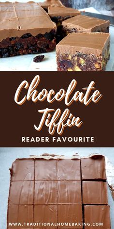 chocolate fuffin with text overlay that reads, chocolate fuffin reader favorite