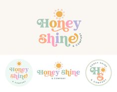 the logo for honey shine company