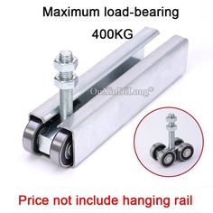 an image of a pair of rollers with the words maximum load bearing on them