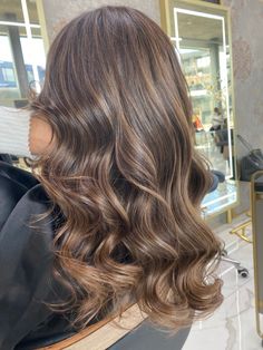 Rambut Brunette, Caramel Highlights