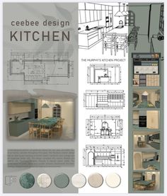 A kitchen design with an island and seatingLayout of an assignment project. Design Board Layout, Seating Layout, Project Layout, Interior Design Presentation Boards, Interior Presentation, Interior Design Portfolio Layout, Architecture Design Presentation, Presentation Board Design, Interior Design Layout