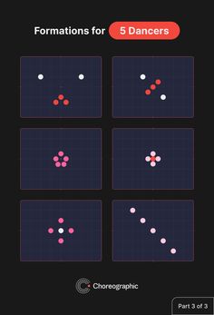 the game is showing different dots and shapes