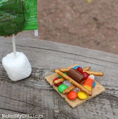 there is a snack made out of candy and marshmallows