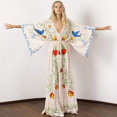 Higher Consciousness, Floral Color, Boho Maxi, Boho Look, Boho Maxi Dress, Quarter Sleeve, Three Quarter Sleeves, Summer Wardrobe, Consciousness