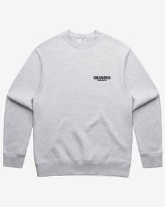 MATERIAL: 80% Cotton, 20% Recycled Polyester  FIT: Regular Fit. Size up if you want a oversized fit. CREWNECK DESIGN: 8.25 Ounce Crewneck, tight knit 100% cotton face, Under 6% shrinkage, Super soft feel, 1x1 ribbing at sleeve, cuff, and waistband. WHY WE MADE THIS: This Crewneck design is inspired by Essentials Fear of God Crewneck. We wanted to have a streetwear feel to the design as well as something that is subtle. This design is also very clean and stylish and is a must get piece for your wardrobe. Classic Cotton Sweater With Logo Print, Classic Relaxed Fit Logo Print Sweater, Gray Crew Sweatshirt For Layering, Gray Crew Neck Sweatshirt For Layering, Crew Neck Sweater With Logo For Loungewear, Logo Print Crew Neck Sweater For Loungewear, Casual Crew Sweatshirt With Ribbed Neckline, Cotton Crew Neck Sweater With Logo Print, Heather Grey Crew Neck Sweater For Fall