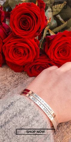 Motivational Cuff Bracelet for Women,Thin, Skinny Stainless Steel, Stacking, No Fade, Custom Engraving, Coordinates, Mantra, Quote Bangle Bracelet Quotes, Moms Bracelet, Adjustable Bangle, Affordable Jewelry, Bracelet For Women, Personalized Necklace