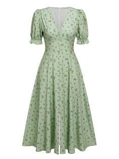 Shop 1930s Dresses Online | Retro Stage 1940s Fashion Women Outfits, Plus Size Vintage Fashion, 1940s Dress Pattern, 40s Outfits, Housewife Dress, 1940s Fashion Women, Floral Lantern, 1930's Dresses, Retro Stage