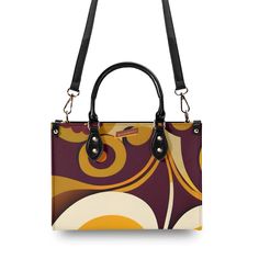 Take a trip back to the 60s with this Mid Mod Retro Gal handbag! With funky and trendy style, this shoulder bag will add a touch of whimsy to any outfit. Perfect for those who don't take themselves too seriously. Groovy, baby! (Only 25 words, but totally boss!) Upgrade your style with this New Version Luxury Women PU Leather Handbag. Crafted from premium PU leather, this handbag features a smooth zipper and sturdy top handles for comfortable carrying. Available in three sizes, it offers versatil Retro Black Bag For Daily Use, Black Retro Bag For Daily Use, Retro Black Shoulder Bag For Daily Use, Retro Everyday Crossbody Shoulder Bag, Retro Crossbody Shoulder Bag For Everyday, Retro Everyday Rectangular Shoulder Bag, Retro Rectangular Shoulder Bag For Everyday, Retro Brown Shoulder Bag For On-the-go, Retro Black Crossbody Shoulder Bag