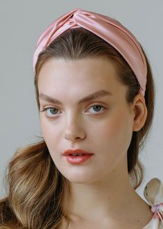 Living up to its name, the Twist Headband resembles a chic turban with flattering twisted volume on top, on a comfortable headband base that's easy to wear on any type or length of hair. This silk satin version features an updated palette in a fabric that is utterly luminous. We're always proud of the fit of our headbands, which are comfortable to wear for hours at a time and never pinch. Dimensions: 2 inch width Length Of Hair, Flexi Rods, Luxury Hair Accessories, Julia Berolzheimer, Hair Volume, Comfortable Headbands, Jennifer Behr, Blue Bridesmaids, Luxury Hair