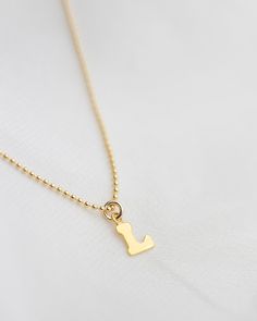 "Personalized initials necklace with block font letters Simple, minimalist everyday necklace Perfect wearing alone or layering with your favorite necklaces. Each initial measures approx. 5-8mm, You can add up to 5 Initials Available in gold filled or sterling silver *Material: Gold filled Sterling silver *Measurement: Letter : 5X8mm Chain : 16\" or 18\" Available in gold filled or sterling silver * Leave us your initials in the comment box at checkout. ■ SHIPPING UPGRADES You can find shipping u Dainty Charm Necklaces With Ball Chain For Gift, Dainty Ball Chain Charm Necklaces As Gift, Dainty Ball Chain Charm Necklace As Gift, Gold Minimalist Charm Necklace With Letter Beads, Minimalist Gold Charm Necklace With Letter Beads, Minimalist Gold Charm Necklaces With Letter Beads, Dainty Everyday Initial Necklace With Letter Beads, Minimalist Everyday Initial Necklace With Letter Beads, Initials Necklace