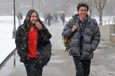 Winter at Wesleyan University, Jan. 28, 2013. Canada Goose, Canada Goose Jackets, Puffer, Winter Jackets