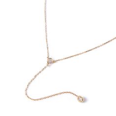 Gold Crystal Y Lariat Necklace, Minimal Dainty Jewelry – AMYO Jewelry Lariat Necklace Gold, Delicate Layered Necklace, Layer Necklaces, Gold Lariat Necklace, Layered Choker Necklace, Silver Necklace Set, Layered Chain, Layered Necklace Set, Necklace Sets