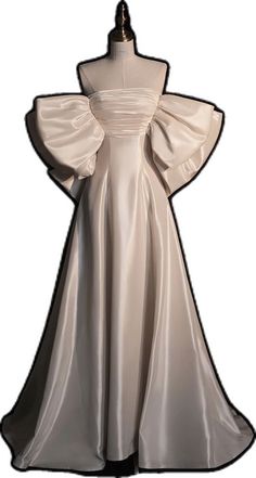 Satin Strapless Wedding Dress, Long White Wedding Dress, Hot Prom Dress, Elegant Ball Gowns, Bow Wedding Dress, Ruffle Wedding Dress, Wedding Dresses Satin, Satin Wedding Dress, Satin Wedding