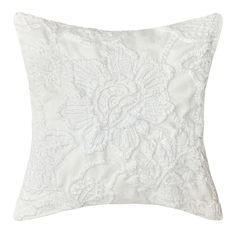 a white pillow on a white background