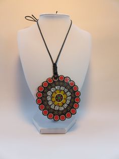 This is completely handmade necklace from polymer clay.  35 cm length Handmade Necklace, Handmade Necklaces, Polymer Clay, United Kingdom, Ships, Etsy Uk, Fimo