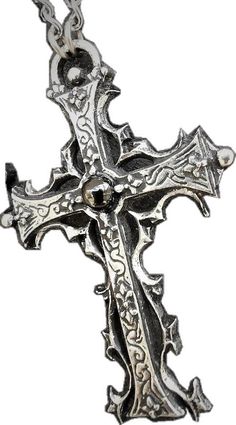 Gothic Cross Pendant Jewelry, Gothic Cross Jewelry As Gift, Gothic Cross Jewelry Gift, Gothic Cross Jewelry For Gifts, Gothic Metal Cross Pendant Jewelry, Medieval Silver Cross Pendant Jewelry, Gothic Cross Pendant Jewelry Gift, Medieval Engraved Cross Pendant Jewelry, Gothic Engraved Jewelry For Larp