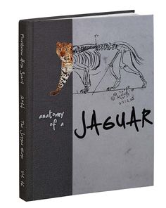 a book with an image of a tiger on it's cover and the words, anatomy of a jaguar