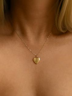 THE HEART OF GOLD LOCKET NECKLACE 14k Gold Heart Pendant Locket For Anniversary, Dainty 14k Gold Locket Necklace, Dainty Heart Pendant Locket Necklace With Charm, Dainty Heart Locket Necklace With Charm, Dainty Locket Necklace With Initial Pendant As Gift, Dainty Initial Pendant Locket Necklace As Gift, Dainty Open Heart Locket Necklace With Heart Charm, Dainty Open Heart Locket Necklace, 14k Gold Pendant Locket Necklace For Gift