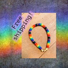 Make a statement with these cute custom Pride bracelets! 🌈 You choose the name or word and accents! Wear them one at a time or stack them for a gorgeous custom look! Buy one for yourself and one for your best friend or loved one! Hashtags and numbers available! Beautiful on their own and even more gorgeous paired with our metal round beaded bracelets! https://www.etsy.com/listing/987401020/beaded-bracelet-stackable-bracelets-gold Bracelets come in a sweet little drawstring pouch and are gift gi Round Beaded Bracelets, Pride Bracelets, Heishi Bracelet, Pride Bracelet, Bracelet Rainbow, Word Bracelet, Bracelets Gold, Rainbow Bracelet, Gold Bracelets