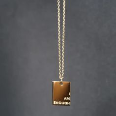 This Charm Necklaces item by GemettesWorld has 42 favorites from Etsy shoppers. Ships from Fort Worth, TX. Listed on Dec 18, 2023 | Mantra Necklaces Gold Charm Necklaces With Engraving Option For Everyday, Gold Charm Necklace With Engraving Option, Meaningful Gold Pendant Necklace, Gold Necklaces With Rectangular Pendant, Gold Necklaces With Rectangular Pendant For Healing, Minimalist Gold Necklace With Laser Engraving, Gold Rectangular Necklaces With Engraved Text, Spiritual Gold Jewelry With Rectangular Pendant, Gold Necklaces With Engraving Option, Rectangular Pendant