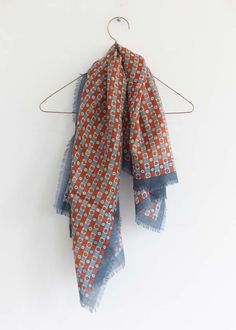 100% wool    made in india    90x90cm Scarf Anthropologie, Modern Multicolor Silk Scarf, Plaid Orange Big Scarf Vintage, Luxury Wool Plaid Scarves, Casual Multicolor Scarf, One Size, Gift Store, Scarf Shawl, Corporate Gifts, Womens Scarves