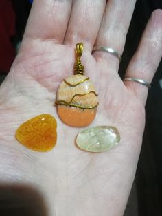 Lovely ooak set of a celestobarite amulet, polished baltic amber and natural citrine. shamanic magick, ancestor connection magick, digestive healing energy. free worldwide shipping free gift with every order 😊 Handmade Agate Spiritual Crystals, Handmade Spiritual Agate Crystals, Handmade Agate Crystals For Spiritual Use, Spiritual Agate Crystals As Gift, Spiritual Agate Crystals For Gifts, Unique Natural Stones Crystals For Healing, Spiritual Amber Jewelry For Healing, Unique Natural Stones For Healing, Spiritual Hand Wrapped Orange Jewelry