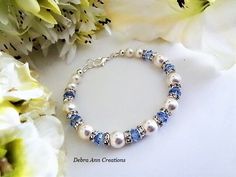 Jewelry For Bride, Blue Wedding Jewelry, Light Blue Sapphire, Wedding Jewelry For Bride, Something Blue Wedding, Light Sapphire, Blue Bridal, Bracelet Blue, Cream Roses