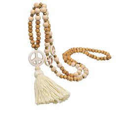 Gender:Women's; Quantity:1PC; Theme:Peace Sign; Shape:Irregular,Geometric,Round; Style:Boho,Ethnic,Luxury,Unique Design,Classic; Jewelry Type:Beaded Necklace,Pendant Necklace,Bead Necklace,Long Necklace,Necklace; Occasion:Beach,Festival,Birthday Party,Street,Prom; Material:Crystal,Stone,Wooden; Length of Necklace:86; Design:Handmade; Features:Wearable; Product Dimensions:0.0000.0000.000; Shipping Weight:0.050; Package Dimensions:13.0008.0002.000; Net Weight:0.041; Listing Date:09/06/2020; Specia Cheap Trendy Jewelry, Beautiful Beaded Necklaces, Peace Necklace, Long Necklace Boho, Cheap Necklaces, Wood Bead Necklace, Chic Necklace, Boho Pendant, Beaded Statement Necklace