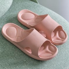 Size Selection Advice: -The slipper size is small,please choose the size according to size chart. -If your feet is wider/narrow than normal, please choose bigger/smaller one size.If your actual size is between two size,we suggest you choosing the bigger size. ​ ​ Comfortable Non-slip Slides With Round Toe, Casual Pink Non-slip Platform Slippers, Non-slip Eva Slide Slippers, Comfortable Eva Slippers With Round Toe, Non-slip Eva Slides With Round Toe, Round Toe Non-slip Eva Slides, Non-slip Closed Toe Eva Slides, Slip-on Eva Slippers With Textured Footbed, Slip-on Slippers With Textured Footbed