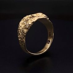 Meet The 14K Solid Gold Rock Ring. A 14k solid gold raw style signet ring set up with white diamonds. This ring will be especially beautiful as a Index ring but will look great on any finger you choose to wear it. This minimalist cool, raw and endless look ring is so comfortable to wear and will be great for everyday use, as for a special occasion. Great choice as a gift to yourself or someone who appreciates unique and precious design. Ring Dimensions: Rings top - 12.5mm wide. Rings band - 5mm Antique Hand Forged Yellow Gold Rings, Hand Forged Yellow Gold Engraved Promise Ring, Antique Hand Forged Rings For Formal Occasion, Gold Hand Forged Diamond Ring For Anniversary, 14k Gold Hand Forged Open Signet Ring, Anniversary Gold Hand Forged Diamond Ring, Hand Forged 14k Gold Open Signet Ring, Hand Forged 14k Gold Engraved Promise Ring, Vintage Hand Forged Yellow Gold Rings