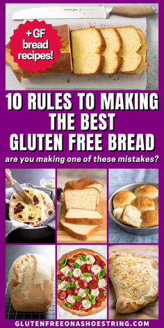 Follow these 10 rules for making the best gluten free bread of your life! Once you learn how to make gluten free bread with yeast, you’ll be ready to select your first bread recipe and get started with confidence. Follow me as we tackle the science of gluten free baking, so you can produce the best gluten free bread. Easy Gluten Free Bread Recipe, Easy Gluten Free Bread, Gf Bread Recipe, Gluten Free Bread Flour, Gluten Free Bread Recipe, Gluten Free Bread Machine, Best Gluten Free Bread, Gluten Free Recipes Bread