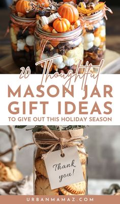 mason jar gift ideas to give out this holiday season