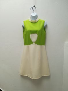 "NIWI DRESS Handmade dress 100% Polyester Colors: lime, ivory dress This dress is made under request, so there is no stock. Since is only made under request, can not be returned ( read my policies concerning conditions for exchanges or returns) CAN I CHANGE THE COLOR? YES Just add to your cart the listing special request, aswell for lining or other changes as alterations https://www.etsy.com/uk/listing/624364219/special-requests?ref=shop_home_active_1&frs=1 ARE YOU ON A RUSH? Do you need the Mod Aesthetic, Man From Uncle, 60s Mini Dress, 1960s Outfits, High Neck Mini Dress, 60s Style, 1960's Dress, 60s Dress, Art Space