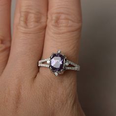 This is a gorgeous handmade creation. Its beauty is its simplicity & Elegance. The 6*8 mm cushion cut faceted lab alexandrite is crafted in solid sterling silver and with rhodium plated. All item is sent in a beautiful gift box If you have any idea of design your ring,pls contact me directly. You can realize more lovely stuff clicking the link https://www.etsy.com/shop/knightjewelry?refshopsection_shophome_leftnav Please leave the correct address and you phone number for delivering successfu Wedding Rings Cushion Cut, Wedding Rings Cushion, Cushion Cut Rings, Alexandrite Rings, Cushion Cut Wedding Rings, Wedding Ring Cushion, Cut Rings, Cushion Cut Ring, Alexandrite Ring