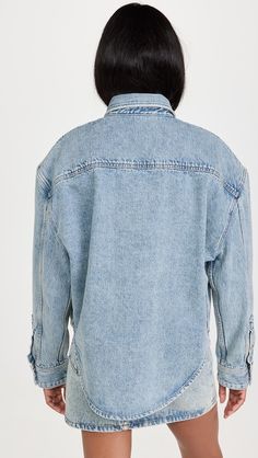 WARDROBE.NYC Denim Jacket | Shopbop Madewell Fall, Wardrobe Nyc, Shop Icon, Stretch Denim, Madewell, Fabric Weights, New Arrivals, Denim Jacket, Long Sleeves