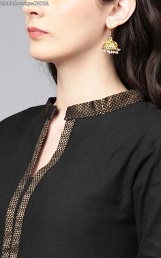 This charming black kurta set has the perfect romantic edge for any event or occasion. Accessorize this kurta set with sparkly bangles and heels for an elegant look. :HAND WOVEN KUERTA SET: Fully Stitched Ready to Wear AVAILABLE IN 4 SIZES THEY ARE IN FOLLOWING MEASUREMENTS IN INCHES:- S:- Bust-36/Shoulder-14.5/Bottom Waist-26/Bottom Length-38/Sleeve Length-16/Top Waist-34 M:- Bust-38/Shoulder-15/Bottom Waist-28/Bottom Length-38/Sleeve Length-16/Top Waist-36 L:- Bust-40/Shoulder-15.5/Bottom Wais Black Kurthi Models Latest, Black Kurta Designs Women, Black Kurta Design, Black Kurti Design, Churidar Design, Palazzo Kurti, Collar Kurti, Black Kurti, Churidar Neck