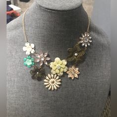 It Is Beautiful, Elegant And Versatile. This Piece Is Brand New And In Perfect Condition But It Doesn’t Have Tags. Everybody Needs Something Like This. You Can Use It All The Time And In All Kind Of Occasions. Casual Or Formal, That Depends On Each Person. Your Wardrobe Is Going To Be More Complete. (Bc2) Spring Party Flower Necklace With Charm, Spring Party Flower Charm Necklace, Spring Flower Necklace For Parties, Spring Party Flower Necklace, Multicolor Flower Charm Necklace For Spring, Trendy Flower Necklace For Spring, Feminine Multicolor Spring Jewelry, Bohemian Flower Necklaces For Spring, Bohemian Flower Necklace For Spring