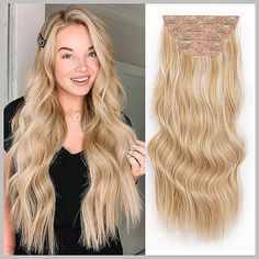 Each Pack Includes: 2 Pieces Of 2 Clips In Wefts; 1 Piece Of 3 Clips In Weft; 1 Piece Of 4 Clips In Weft. You Can Decide How Many Pieces To Wear. Increase Hair Length And Volume , Make Your Hair Looks More Full.If You Would Like To Long And Full Hair, Our Hair Extensions Will Be Good Choice. If You Do Not Brush Your Extensions Gently, You Could Break Some Of The Fibers, Cause Tangling Or Frizzing.Daily Care Of Hair Extensions Can Be Time Consuming; Set Aside At Least A Half An Hour A Day To Tend Increase Hair Length, Light Blonde Highlights, Full Hair, Hot Tools, Light Blonde, Hair Length, Blonde Highlights, Clip Ins, Hair Looks