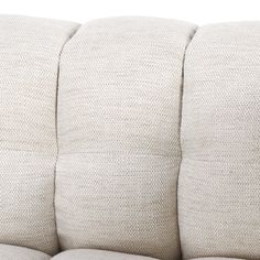 a close up view of the back end of a couch