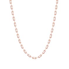 The perfect layering link for a finishing touch with your favorite outfit. This pleasing chain necklace will not only enhance your outfit, but also give additional shine and texture to your neck. Wear one of these and let every eye gaze at you. Product Information Metal Type: 14K Metal Weight: 9.5g -16” | 10.5g- 18” | 11.5g- 20” | 12.5g- 22” | 13.5g-24”. Metal Width: 3.5mm Guage: 100 SKU:LFORZ-100-3.5 Rose Gold Chain Necklace With Adjustable Chain For Everyday, Rose Gold Adjustable Chain Necklace For Everyday, Rose Gold Adjustable Chain Link Necklace, Adjustable Rose Gold Chain Link Necklace, Chic Rose Gold Chain Necklace With Delicate Chain, Chic Adjustable Rose Gold Chain Necklace, Rose Gold Chain Link Necklace, Formal Rose Gold Chain Necklace With Adjustable Chain, Minimalist Rose Gold Chain Link Necklace