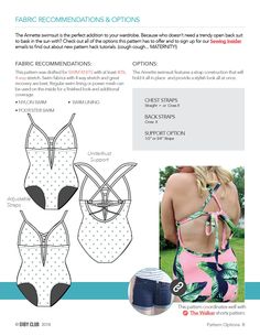 Make a splash at the pool or beach with a swimsuit made by you! Our Annette features an open back strap design combined with an underbust strap support.Are you expecting and wish you had a swimsuit this cute? Check out our Maternity Hack post!Your PDF pattern purchase includes the following: Print-at-home PDF pattern files in both women's misses and plus sizes (sizes 00-36) US Letter, A4, and A0 Copy Shop formats No trim pages Size layers so you can print only the sizes you need Complete sewing Swimsuit Pattern Sewing, Maternity Bathing Suit, Bathing Suit Patterns, Vintage Maternity, Women's Swimsuit, Maternity Swimsuit, Swimsuit Pattern, Clothes Sewing, Strap Design