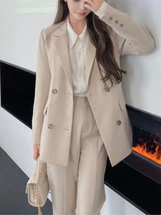 Shipping: Worldwide Express Shipping AvailableDelivery time: 🚚7-15Days Fast ShippingReturns: Fast refund,💯100% Money Back Guarantee.SPECIFICATIONSseason: Spring/ Autumn/ Winteritem type: Women's work suitis_customized: Nocolor: Apricot/ Black/ GrayWaist: Mid WaistStyle: Office LadySleeve Style: Shirt SleeveSleeve Length(cm): FullSize: S/ M/ L/ XLSeason: Autumn/WinterRelease Date: Autumn 2021Pattern Type: SolidPant Style: Pencil PantsPant Closure Type: Button FlyOrigin: Mainland ChinaModel Numb Work Suits For Women, Blazers Women, Blazer Suit Women, Business Clothes, Elegant Blazers, Women's Uniforms, Night Club Dress, Straight Clothes, Womens Suits Business