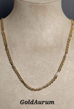 Details: 18kt Gold length: 50cm weight: 16 grams width~4.3mm 18k Solid Gold Rope Chain Necklace, 18k Real gold.  The whole necklace is made of 18k solid gold with the 18k or 750 marks on the prove of authenticity. A beautiful 18k gold necklace is perfect for every occasion. It is elegant and affordable gift for friends and loved ones. It is stylish, pretty and eye-catching. This necklace shows high quality hand work. Made with high quality materials. Gold chain stamped 750 18k gold. 100% Real solid gold. Special Note to our customers: Your experience as our customer is what we value most. Quality warranty-on all our custom jewelry. ----------------------------------------------------------- ✔ Ethically sourced and 100% genuine. ✔ Guaranteed quality of our accent stones  ✔ Best Price & Serv Real Gold Chains, Real Gold Jewelry, 18k Gold Necklace, Gold Rope Chains, Gifts For Fiance, Solid Gold Chains, White Gold Chains, Layered Chains, Authentic Jewelry