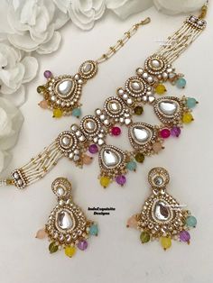 Kundan choker set comes with beautiful lightweight earrings and tikka/multi color/comes as assorted colors/Kundan Polki Necklace/Reception/Wedding/bridal jewelry/ Indian jewelry /Kundan Jewelry All items are shipped from Brampton, Ontario, Canada. If you need your item by a certain day, please reach out to us for express delivery option before placing the order.  Standard shipping/delivery timeline Below are the delivery timeline estimates. We dispatch all orders by the next business day. ---> U Ethnic Jewelry Indian, Kundan Polki Necklace, Kundan Choker Set, Brampton Ontario, Lehenga Jewellery, Jewelry Kundan, Choker Necklace Designs, Multicolor Jewelry, Kundan Jewelry