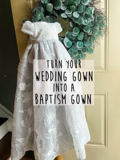 I create one-of-a-kind Christening/Baptism/Special Occasion outfits and accessories from your wedding gown!   If you would like to explore more of my work, please head on over to @munzygoods on Instagram! *Please note, $300 is the starting price for the dress.  Once details are finalized, you will recieve a final quote to be paid before we begin, depending on complexity of design details and details of starting gown. Once you place your order, I will reach out with all of the information needed Baby Blessing Dress Pattern, Reuse Wedding Dress, Baby Blessing Dress, Baby Christening Gowns, Baptism Gown Girl, Blessing Dress, Angel Gowns, Outfits And Accessories, Baptism Gown