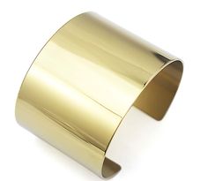 PRICES MAY VARY. 316L stainless steel, hand-buffing Real 18k gold PVD plating Diameter: 2.5" Width: 2" Perfect Gift for Women, Lady, Holloween gift Perfect After-Sales Service, 100% brand new and high quality Stainless Steel Gold Plated Bangle