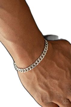 Classic Adjustable Cuban Link Bracelet For Everyday, Everyday Silver Jubilee Braided Bracelet, Adjustable Silver Chain Link Bracelets, Adjustable Silver Link Bracelet, Casual Silver Stainless Steel Jewelry, Silver Braided Bangle Bracelet For Everyday, Silver Braided Bracelets For Everyday, Casual Silver Adjustable Chain Bracelet, Everyday Silver Braided Bangle Bracelet