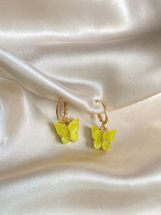 bright yellow small hoop earrings . Perfect for everyday look. NON-TARNISH earrings. Cheap Trendy Yellow Hoop Earrings, Cheap Yellow Hoop Jewelry, Affordable Neon Yellow Earrings For Gifts, Yellow Dainty Jewelry For Summer, Dainty Yellow Jewelry For Summer, Dainty Yellow Summer Jewelry, Neon Yellow Drop Earrings As A Gift, Summer Yellow Hoop Jewelry, Yellow Drop Earrings For Spring